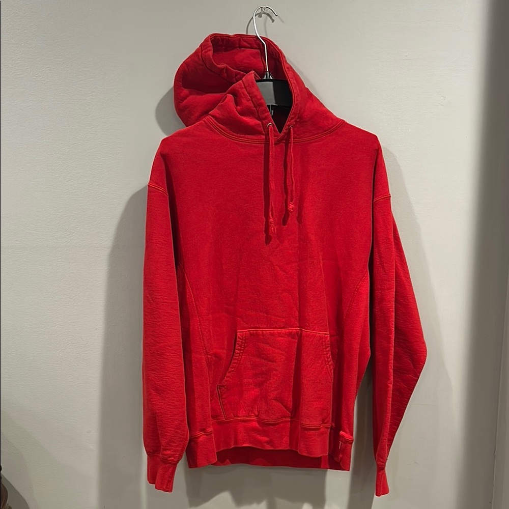 Red supreme beed hoodie